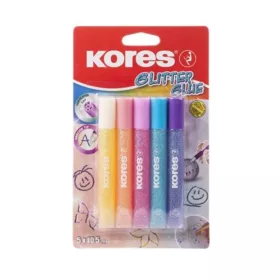 Csillámos ragasztó, pasztell, KORES (IK75001)