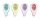 Hibajavító roller, 4,2 mm x 8 m, KORES 2WAY Pastel, vegyes pasztell színekben (IK84322)