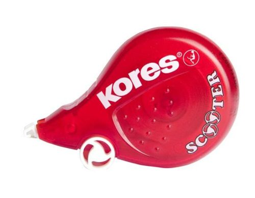 Hibajavító roller, 4,2 mm x 8 m, KORES Scooter, piros (IK84824)