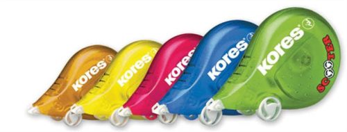 Hibajavító roller, 4,2 mm x 5 m, KORES Scooter, vegyes színek (IK84852)