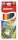 Akvarell ceruza készlet, hegyezővel, ecsettel, KORES, 12 különböző szín (IK93812)