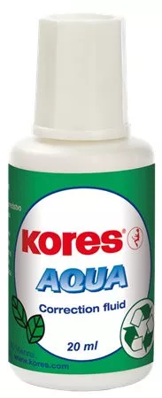 Hibajavító folyadék, vízbázisú, 20 ml, KORES Aqua (IKHA)