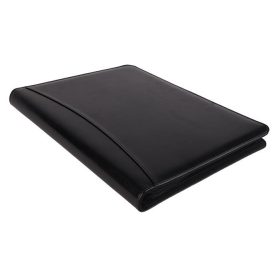   Konferencia mappa, A4, műbőr, számológéppel, fekete (IKS2598)