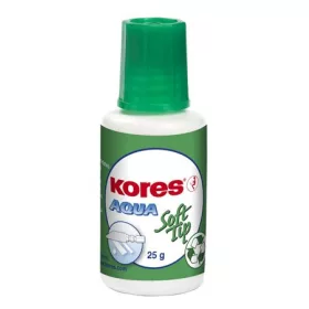  Hibajavító folyadék, vízbázisú, szivacsos, 20 ml, KORES Aqua Soft Tip (IKST)