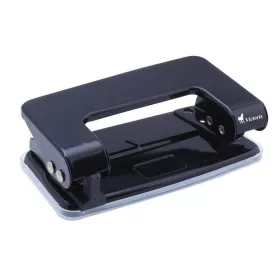   Lyukasztó, kétlyukú, 10 lap, fém, VICTORIA OFFICE, fekete (IKVL01)