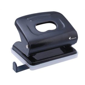   Lyukasztó, kétlyukú, 16 lap, fém, VICTORIA OFFICE, fekete (IKVL02)