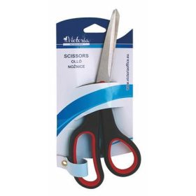 Olló, irodai, 21 cm, VICTORIA OFFICE, fekete (IKVO02)