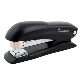   Tűzőgép, 24/6, 25 lap, VICTORIA OFFICE, Half-Strip, fekete (IKVT02)