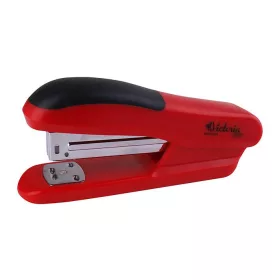   Tűzőgép, 24/6, 20 lap, VICTORIA OFFICE, Half-Strip, piros (IKVT07)