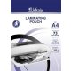 Meleglamináló fólia, 75 mikron, A4, fényes, VICTORIA OFFICE (ILKVF754)