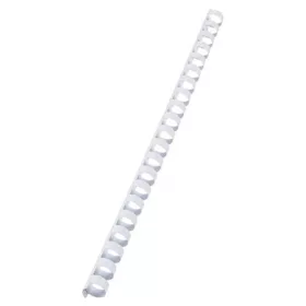   Spirál, műanyag, 12 mm, 56-80 lap, VICTORIA OFFICE, fehér (ILKVS12F)