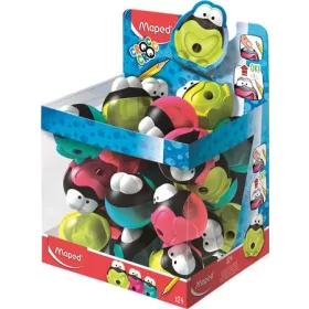   Hegyező display, egylyukú, tartályos, MAPED Croc Croc, béka, vegyes színek (IMA017711)