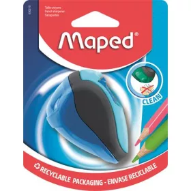   Hegyező, kétlyukú, tartályos, MAPED Clean, vegyes színek (IMA030210)