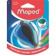 Hegyező, kétlyukú, tartályos, MAPED Clean, vegyes színek (IMA030210)