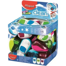   Hegyező display, kétlyukú, tartályos, MAPED Clean, vegyes színek (IMA030211)