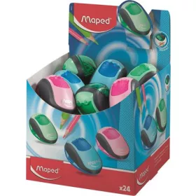   Hegyező display, kétlyukú, tartályos, MAPED Clean, vegyes színek (IMA030211)
