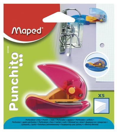 Lyukasztó, egylyukú, műanyag, MAPED Punchito (IMA033100)