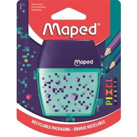   Hegyező, kétlyukú, tartályos, MAPED Pixel Party Shaker (IMA035022)