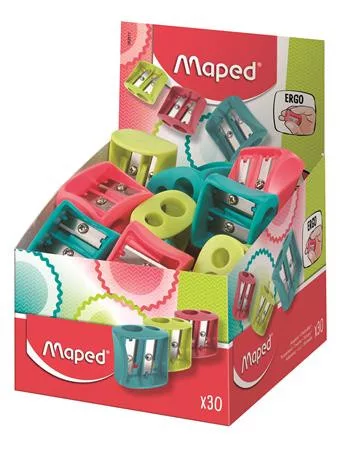 Hegyező display, kétlyukú, MAPED Vivo vegyes színek (IMA062511)
