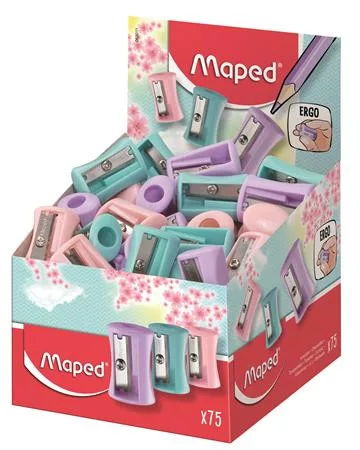 Hegyező display, egylyukú, MAPED Vivo, vegyes pasztell színek (IMA063011)