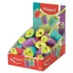 Hegyező display, egylyukú, tartályos, MAPED Boogy, vegyes színek (IMA063311)