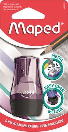 Hegyező, egylyukú, tartályos, MAPED Tonic, vegyes színek (IMA068510)