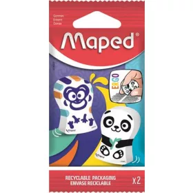   Radír, vegyes minták, MAPED Ergo Fun Multicolor (IMA119002)
