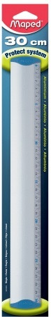 Vonalzó, alumínium, 30 cm, MAPED Protect System (IMA120030)
