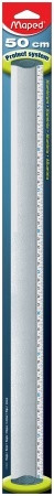 Vonalzó, alumínium, 50 cm, MAPED Protect System (IMA120050)