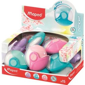   Radír display, MAPED Zenoa Plus, pasztell színek (IMA123211)