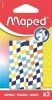 Radír, kockamintás, MAPED „Checkerboards”, vegyes minták, 2 db (IMA123500)