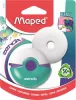 Radír, műanyag tokos, utántöltővel, MAPED Zenoa, vegyes színek (IMA133200)