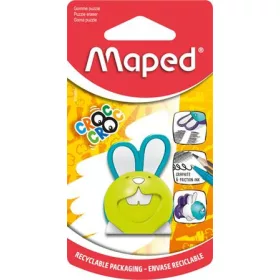   Puzzle radír, MAPED Croc Croc Puzzle, nyuszi, vegyes színek (IMA15801)