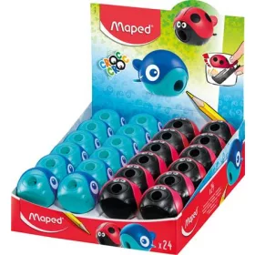   Hegyező display, egylyukú, tartályos, MAPED Croc Croc Easy, katica és bálna, vegyes formák (IMA18113)