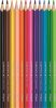 Színes ceruza készlet, háromszögletű, MAPED Color'Peps Star, 12 különböző szín (IMA183212)