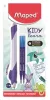 Írástanuló rollertoll, utántöltővel, 0,7 mm, radírozható, MAPED KIDY Learn MAGIC, vegyes minták (IMA229501)