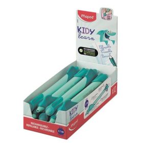   Írástanuló rollertoll, 0,7 mm, radírozható, MAPED KIDY Learn MAGIC, cápa, türkiz, 12 db (IMA229502)