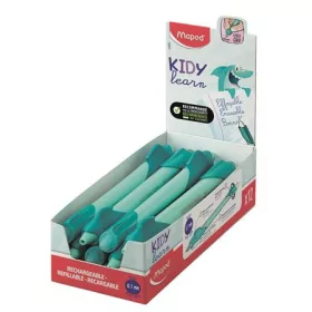   Írástanuló rollertoll, 0,7 mm, radírozható, MAPED KIDY Learn MAGIC, cápa, türkiz, 12 db (IMA229502)
