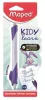 Írástanuló rollertoll, 0,7 mm, radírozható, MAPED KIDY Learn MAGIC, nyuszi, lila (IMA229600)