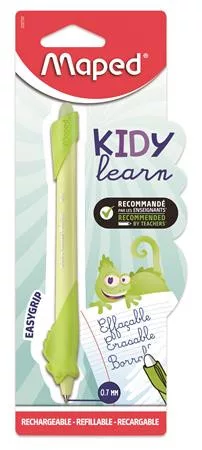 Írástanuló rollertoll, 0,7 mm, radírozható, MAPED KIDY Learn MAGIC, kaméleon, zöld (IMA229700)