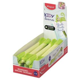   Írástanuló rollertoll, 0,7 mm, radírozható, MAPED KIDY Learn MAGIC, kaméleon, zöld, 12 db (IMA229701)