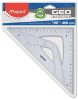 Háromszög vonalzó, műanyag, 45°, 26 cm, MAPED Geometric (IMA242426)
