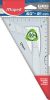 Háromszög vonalzó, műanyag, 60°, 21 cm, MAPED Geometric (IMA242621)