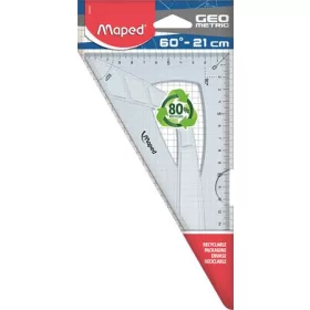   Háromszög vonalzó, műanyag, 60°, 20 cm, MAPED Geometric (IMA242621)
