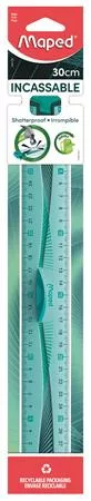 Vonalzó, műanyag, hajlítható, 30 cm, leszorítóval, MAPED Flex (IMA244130)