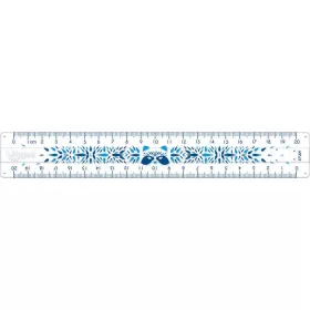   Vonalzó, műanyag, törhetetlen, 20 cm, MAPED Study Unbreakable Fancy, vegyes színek (IMA245401)