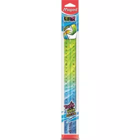   Vonalzó, műanyag, 30 cm, MAPED Twist'n Flex Decor (IMA279315)