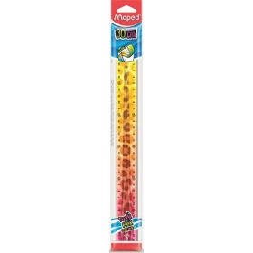   Vonalzó, műanyag, törhetetlen, 30 cm, MAPED Twist'n Flex Decor Animals, vegyes színek (IMA279322)