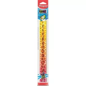   Vonalzó, műanyag, törhetetlen, 30 cm, MAPED Twist'n Flex Decor Animals, vegyes színek (IMA279322)