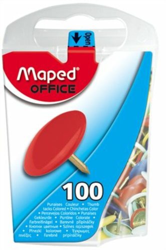 Rajzszeg, 100 db-os, MAPED, színes (IMA310011)